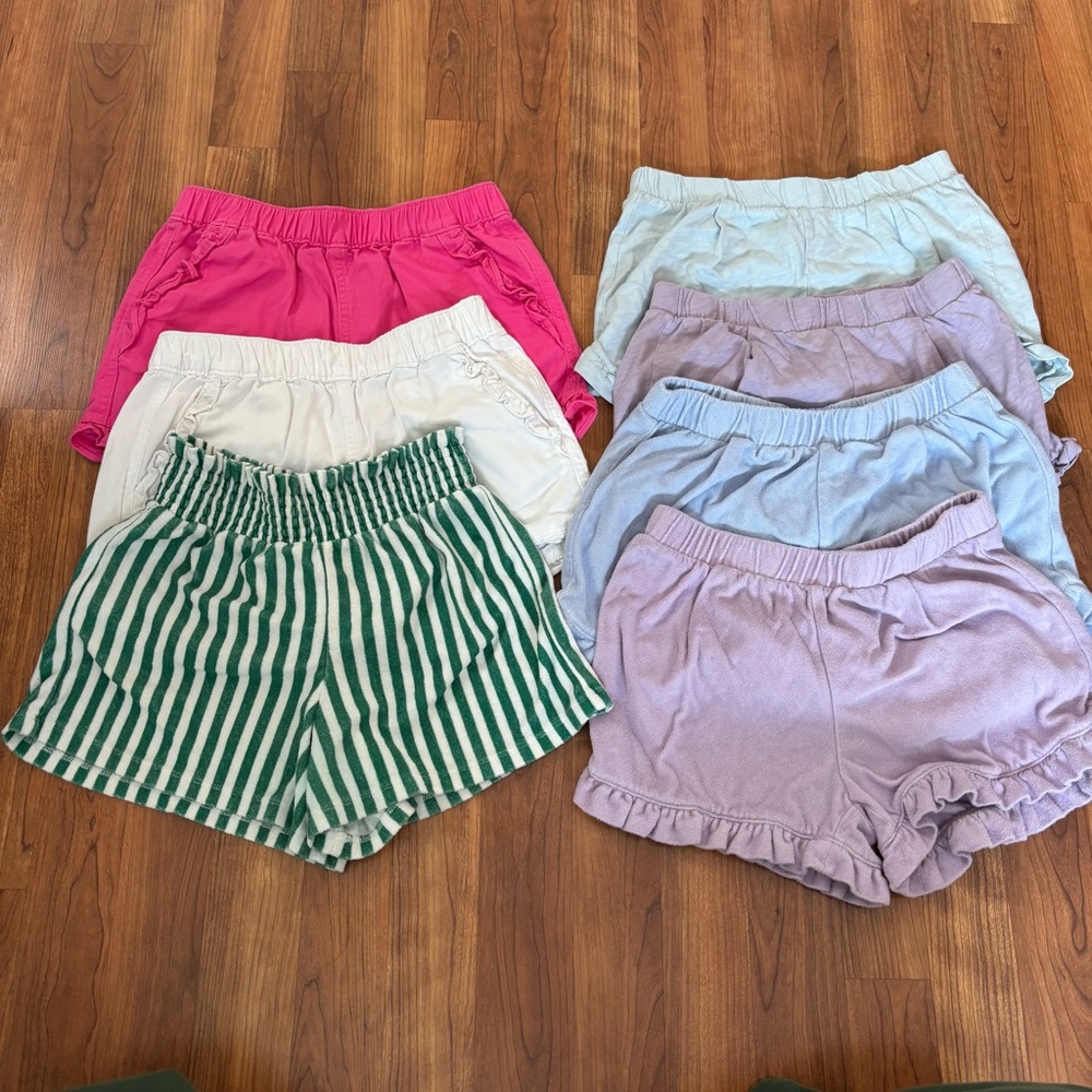 Crewcuts Girl Shorts Bundle / 7 Pairs / Size 10